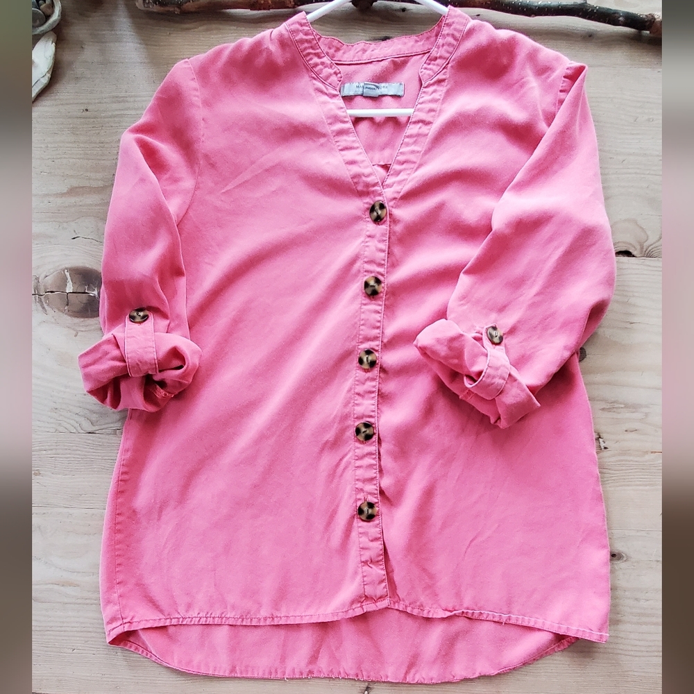 Marc New York button down tunic top